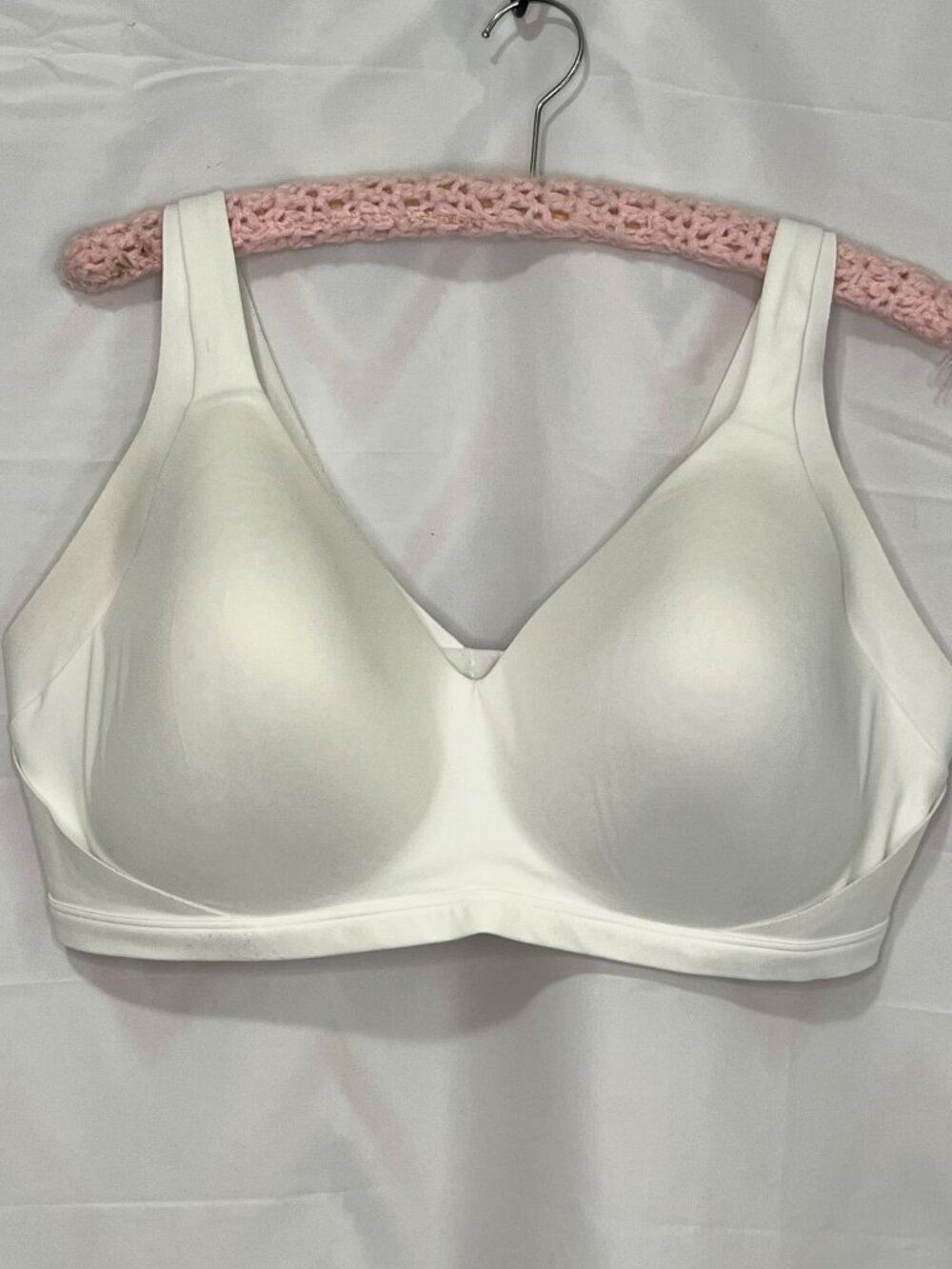 Warners All You Need Bra White Lightly Lined Molded Cup All Day Comfort Soft 3X